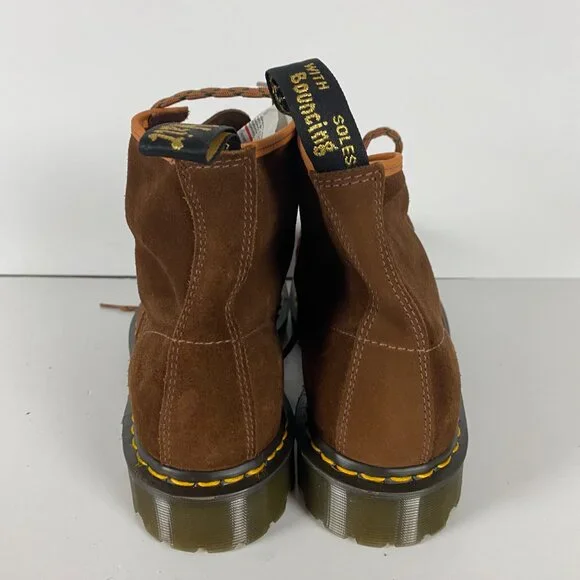 Dr. Martens Repello Calf Suede Boots Men's Size 13 Brown Tan NIB NEW - Picture 6 of 14
